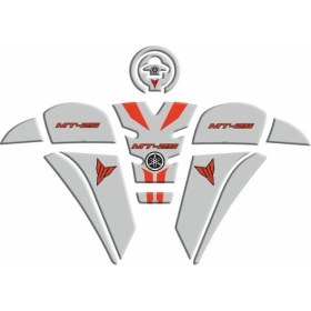 Resim YAMAHA Yamaha Mt-25 2020 - 2024 Uyumlu Tank Pad Set 008 