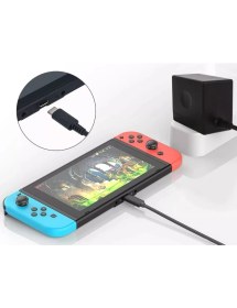 Resim DNR Bilişim Nintendo Switch Uyumlu Ac Güç Adaptörü USB Type C Pd Şarj Cihazı Güç Kaynağı N-S Için 