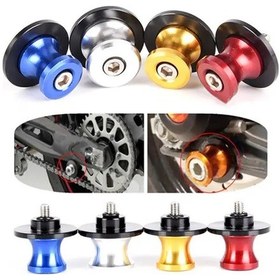 Resim Tongdashop 6mm Kırmızı Motorcycle Swingarm Spools Slider Stand Vidası Yamaha Honda Suzuki Kawasaki 