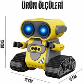 Resim Fidan oyuncak Akıllı Wall-E Robot – 2.4 Ghz Uzaktan Kumandalı, El Sensörlü, Şarjlı Oyuncak 