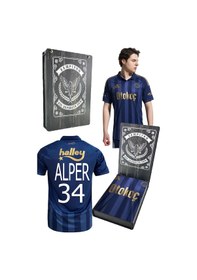 Resim Fenerbahçe Lisanslı 2025-2026 Yeni Sezon Lacivert Kişiye Özel Forma Lazer Kutu Hediyeli Lacivert - Kırmızı 