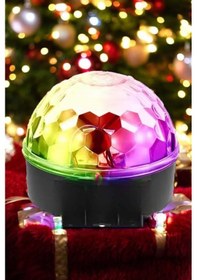 Resim Kompakt Tasarımlı Telefon Kontrollü Disko Topu Işıkları Çok Renkli 