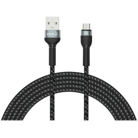 Resim Subutu Siyah Shira Serisi Micro Usb Kablo 3 Metre 
