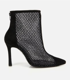 Resim Hotiç Kadın Siyah Fileli Taş Detaylı Bilekte Topuklu Bot 01boh315030a100 01boh315030a100 Siyah 