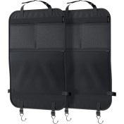 Resim Lionstrong Siyah Su Geçirmez Çocuk Arka Koltuk Düzenleyici, Büyük Çanta, Evrensel Uyum 