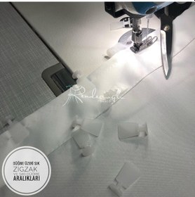 Resim Saten Güneşlik Perde Gramajlı Dökümlü 270 E Kadar Ayarlanabilir Çok Renkli 