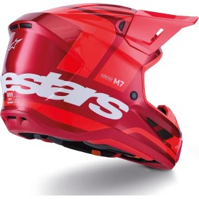 Resim Alpinestars S-M7 Core Off-Road Kaskı Kırmızı 