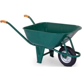 Resim PremiumPort Yapıcı El Arabası, 3000 Şişme Lastik, Rumanlı Model, Dayanıklı ve Güçlü 