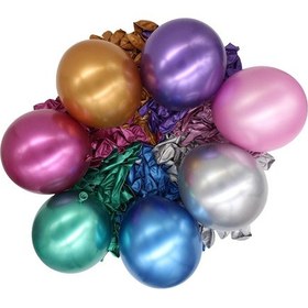 Resim Suntek 10 Inç Parti Balonları Renkli Süsler Doğum Günü 