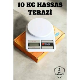 Resim Datatek Hassas Terazi 10 kg Kapasiteli, Yüksek Hassasiyetli Dijital Mutfak Tartısı 