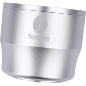 Resim SunniMix Kahve Tozu Seçici Manyetik Alüminyum Alaşım Besleme Fincan Öğütücü Için 51/58MM Gümüş 