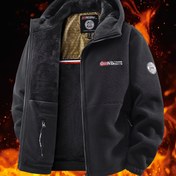 Resim Erkekler İçin Sonbahar ve Kış Yeni Outdoor Casual Şık ve Çok Yönlü Sıcak Kapüşonlu Dolgulu Mont Ceket, Kışlık Dış Giyim,Mevsimlik Giyim,Moda Ceket,Yastıklı Tasarım,Dayanıklı Kumaş,Kaliteli Dikiş,Erkek Dış Giyim,Mevsimlik Gardırop,Şehir Stili 