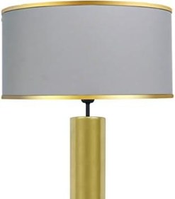 Resim MİNİMAL E-TİCARET & BİLGİ TEKNOLOJİLERİ Maxi Gold- Siyah Abajur (Vizon BEJ) 