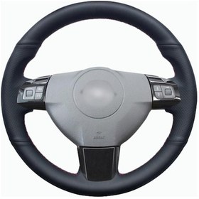 Resim Opel Astra H Araca Özel Deri Direksiyon Kılıfı 