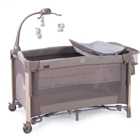 Resim Prego Elips Plus Anne Yanı Oyun Parkı Beşik Park Yatak 70x120 Cm 