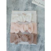 Resim Kız Bebek Ribana Bandana 3 Lü Set 