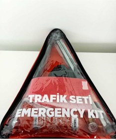 Resim Oto Trafik Ve Ilkyardım Seti Üçgen Tüvtürk Onaylı 