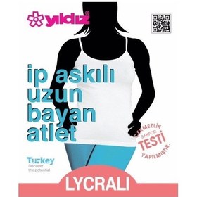 Resim Yıldız Bayan Likralı Uzun Atlet 