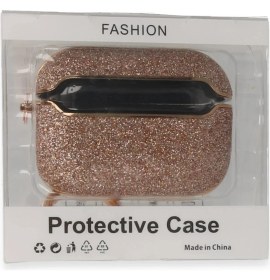 Resim Pileli Store Airpods Pro (1.nesil) Spell Simli Kılıf - Rose Gold 