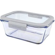 Resim Neoflam Fika Glace Gri Dikdörtgen Saklama Kabı 1200 ml 
