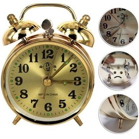 Resim Diğer Nalı Mekanik Altın Çalar Saat Manuel Kurmalı Vintage Metal Saat Sevimli, Altın Mekanik Saat 