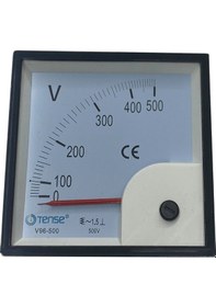 Resim 96x96mm 500V Analog Voltmetre 