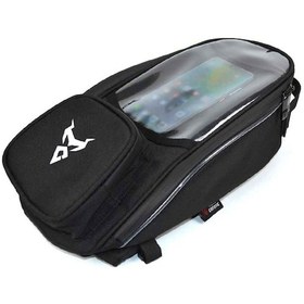 Resim Motocentrıc Büyük Mobil Ekran Navigasyon Çantası Evrensel Motosiklet Manyetik Yakıt Deposu Askılı Omuz Çantası 