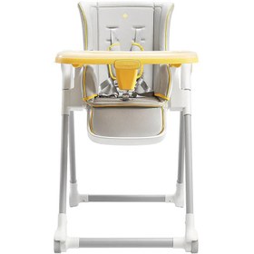 Resim Katlanabilir Sarı Bebek Mama Sandalyesi, 5 Kademe, 6 Ay-3 Yaş 