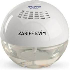 Resim Discovery Sihirli Küre Hava Temizleme Makinesi Işıksız Taşınabilir Tasarım Beyaz Renkli 