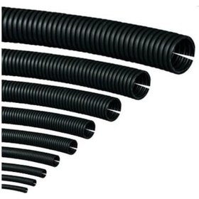Resim Ortaç-Polipropilen Yarıklı Spiral Boru Pg-11 Siyah 