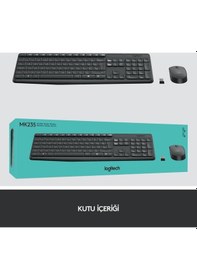 Resim Logitech MK235 Kablosuz Klavye Mouse 920-007925 