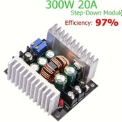 Resim 300W 20A DC-DC Buck Dönüştürücü Adım Aşağı Modülü Sabit Akımlı LED Sürücüsü ile - Verimli Voltaj Kontrolü için Yüksek Verimli Güç Modülü, Ayarlanabilir Giriş Voltajı (36V) ve Ayarlanabilir Akım (20A), Endüstriyel Elektrik Kullanımı, Voltaj Test Cihazı, Devre Koruma, Kompakt Tasarım, Güvenilir Performans, Voltaj Dönüştürücü, Elektronik Devre 