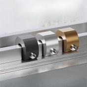 Resim 3 parça set (1 kilit, 1 vida ve 1 anahtar) C-Tipi Pencere Kilitleri, Kayar Kapılar ve Pencereler için Metal Güvenlik Kelepçeleri, Hırsızlık Önleyici Pozisyon Durdurucular, Zeminden Tavana kadar Pencereler ve Kayar Kapılar için Güvenlik Kilitleme Mekanizması 