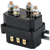 Resim 12v Vinç Salıncak Anahtarı Başparmak 250a Solenoid Röle Kontaktör Vinçleri Atv Utv Siyah 