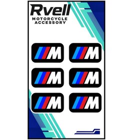 Resim Rvell M Power Uyumlu 6 Damla Sticker 1.Resim 