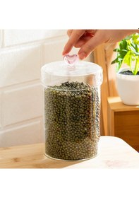 Resim Porsima Hearts 3lü 950 Ml Borosilikat Cam Kavanoz Seti Saklama Kabı Takımı 10x15 Cm Şeffaf 