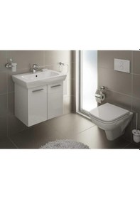 Resim VitrA S20 Smoothflush Kanalsız Asma Klozet ve Ses Yok Yavaş Kapak 