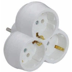 Resim Far 3'lü Fiş Priz Papatya 