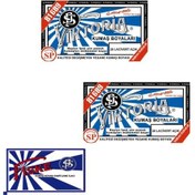 Resim Viktoria Lacivert Açık Kumaş Boya Fiske Hediyeli 2 Adet 