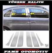 Resim Vw Jetta Krom Kapı Direk Seti 6 Prç 2005-2010 Arası P.Çelik 