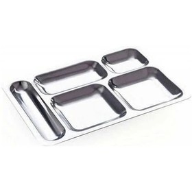 Resim 50 Adet Çelik Tabldot Tabak Paslanmaz Tabildot 