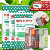 Resim Ultrafine Mint Diş İpi Çubuğu - Tek Kullanımlık Diş İpi Otomatik Pop-Up Depolama Kutusu - Ağız Temizliği - Dişleriniz İçin Çoklu Tür Bakım - Aralıklar Temizlik Malzemeleri - Geziler İçin Taşıma Cebi, Çantalar Paketleyin, Taşıması Kolay 