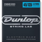 Resim Jim Dunlop DBS45125 Stainless Steel Medium 5 Tlli Bas Gitar Teli (.045-.125) 