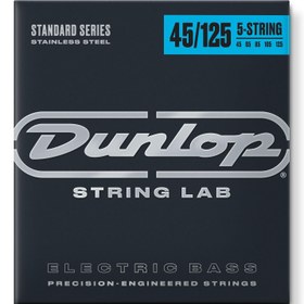 Resim Jim Dunlop DBS45125 Stainless Steel Medium 5 Tlli Bas Gitar Teli (.045-.125) 
