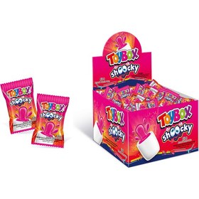 Resim Toybox Shoocky Balonlu Sakız Çilek Aromalı 4 gr 100'lü 
