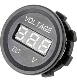 Resim DC 5V-48V Yeşil LED Panel Dijital Gerilim Göstergesi Voltmetre 