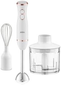 Resim SHB-7530 Çok Fonksiyonlu El Blender Seti - Rose Gold - Doğrayıcı & Çırpıcı Aparatlı 