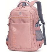 Resim Oldfriend Sakura Pink Omurga Koruyucu Okul Çantası Geniş Askılı Büyük Kapasiteli Sırt Çantası Sakura Pembesi 