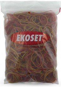 Resim Ekoset 500 Adet Sarı Kırmızı Para Lastiği 70 MM 