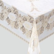 Resim Taner Pvc 132x178 cm Masa Örtüsü Beyaz 